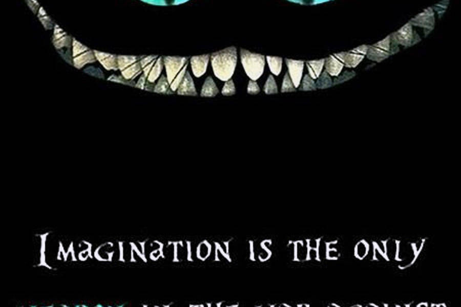 Alice In Wonderland Imagination Quote Wallpaper