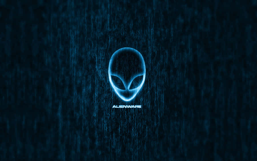 Alienware Logo Blue Background Wallpaper