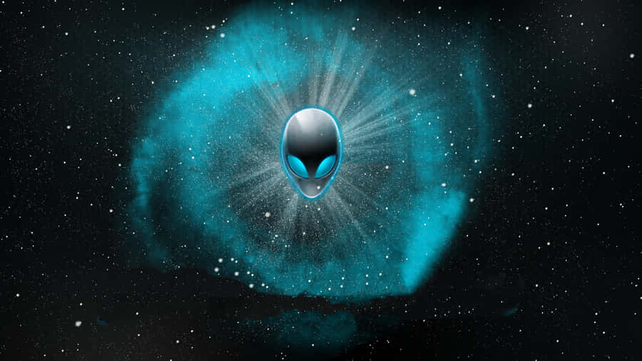 Alienware Logo Cosmic Backdrop Wallpaper