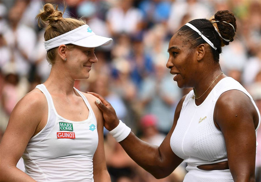 Alison Riske-amritraj And Serena Williams Wallpaper