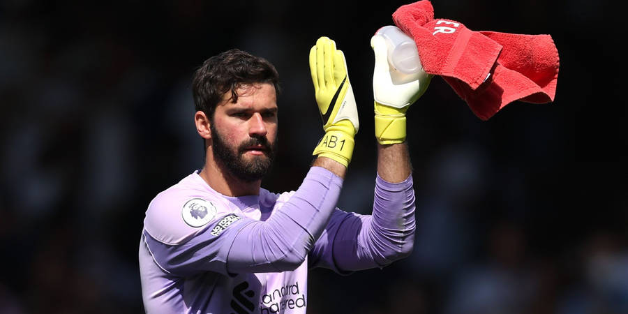 Alisson Becker Holding Bottle And Towel Wallpaper