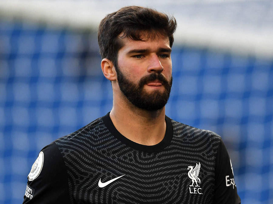 Alisson Becker Licking His Lips Wallpaper