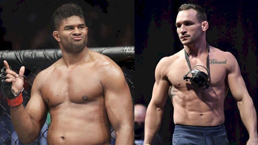 Alistair Overeem Michael Chandler Side-by-side Wallpaper