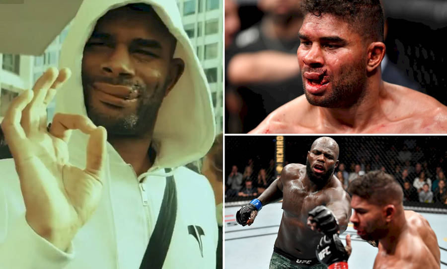 Alistair Overeem Three-photo Collage Wallpaper