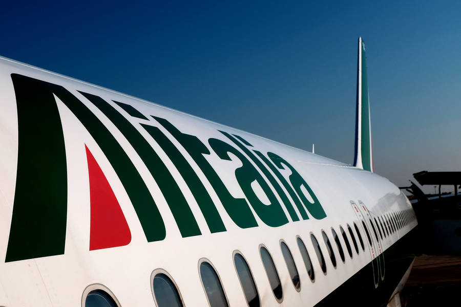 Alitalia Airline's Logo Wallpaper