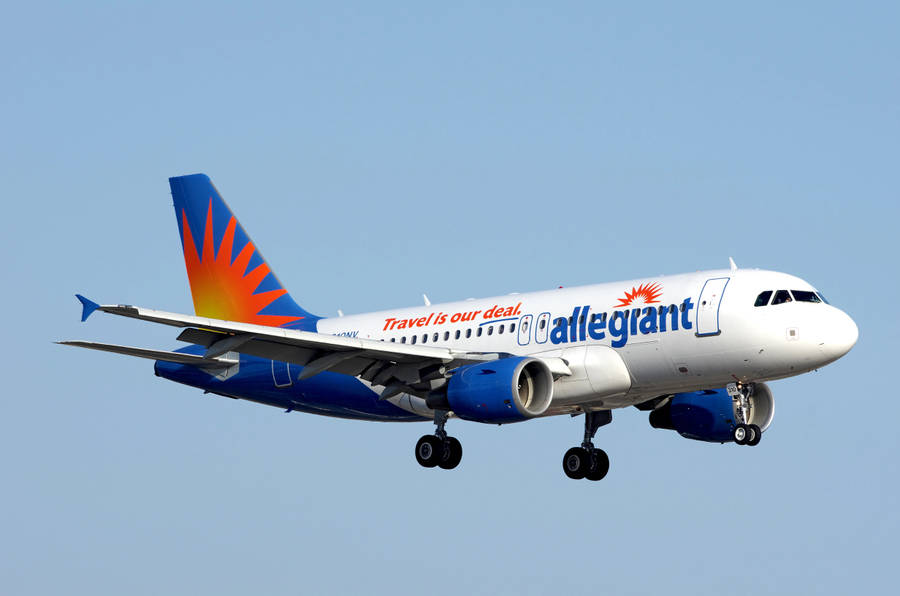 Allegiant Air Blue And White Wallpaper