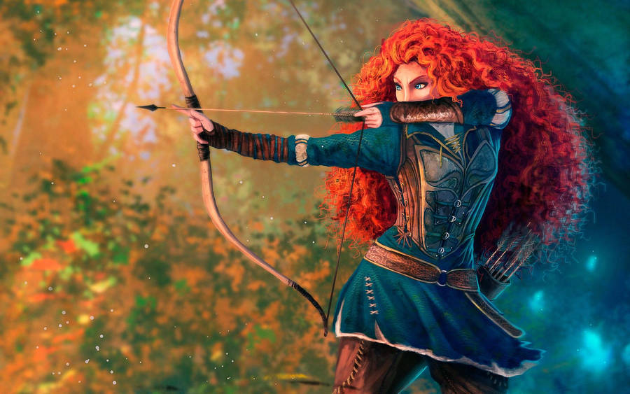 Alluring Princess Merida Fanart Wallpaper