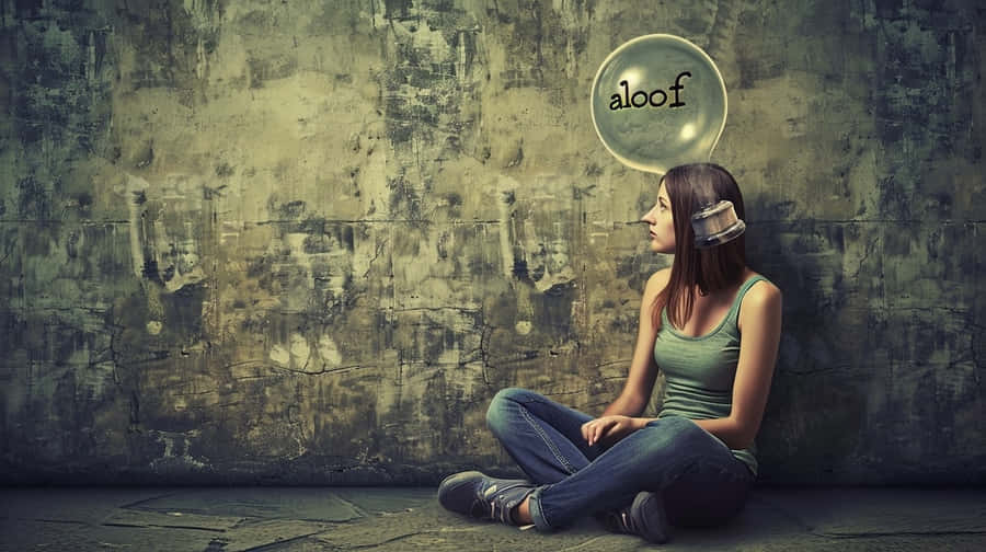 Aloof Conceptual Portrait Wallpaper