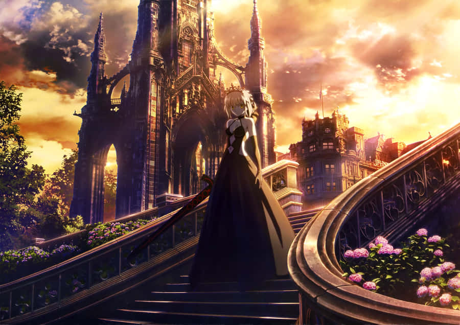 Alter Saber Fate Stay Night Black Dress Wallpaper