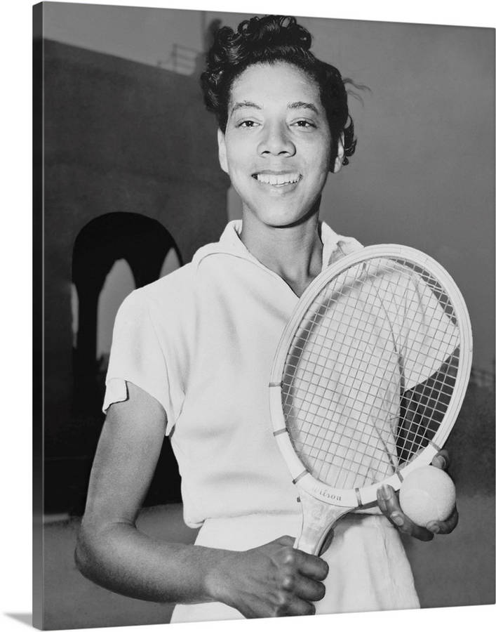 Althea Gibson Women's Single Tennis Wallpaper