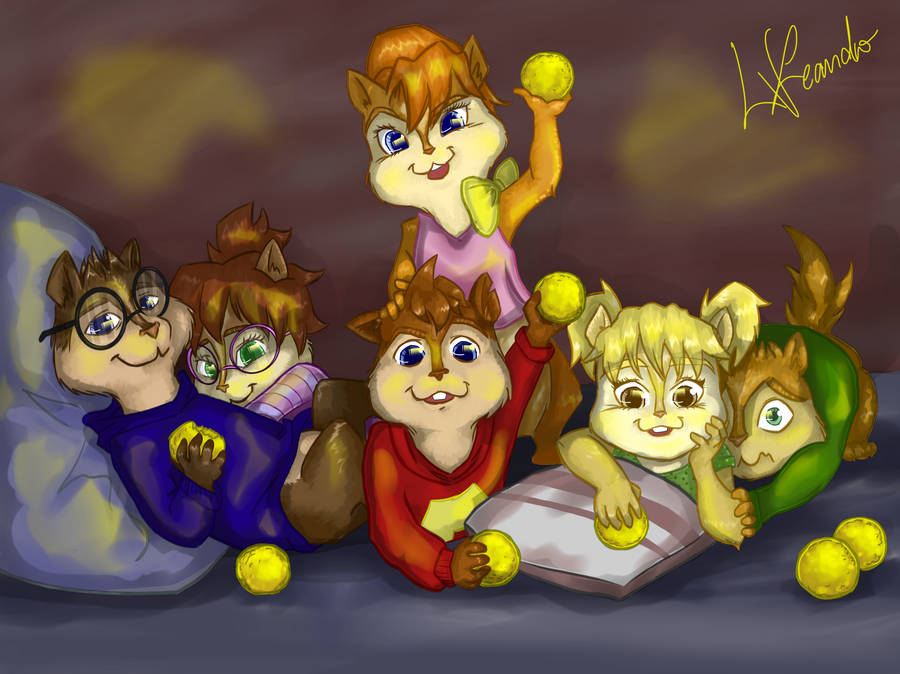 Alvin And The Chipmunks Digital Art Wallpaper