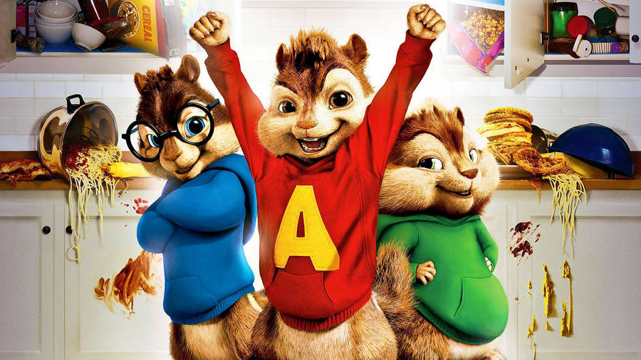 Alvin And The Chipmunks Kitchen Wallpaper