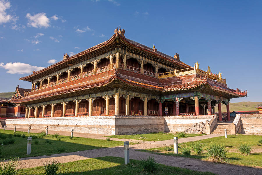 Amarbayasgalant Monastery Mongolia Wallpaper