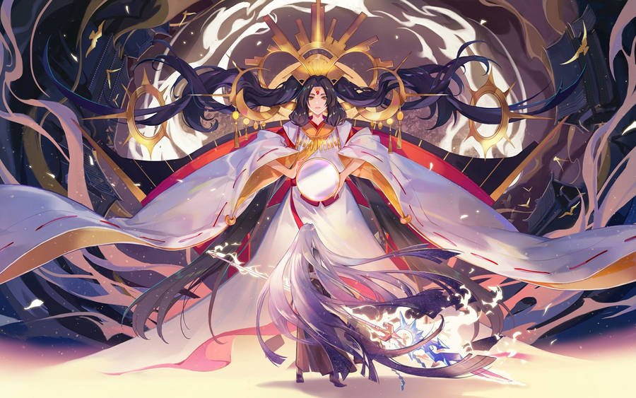 Amaterasu Wife Of Tsukuyomi Wallpaper