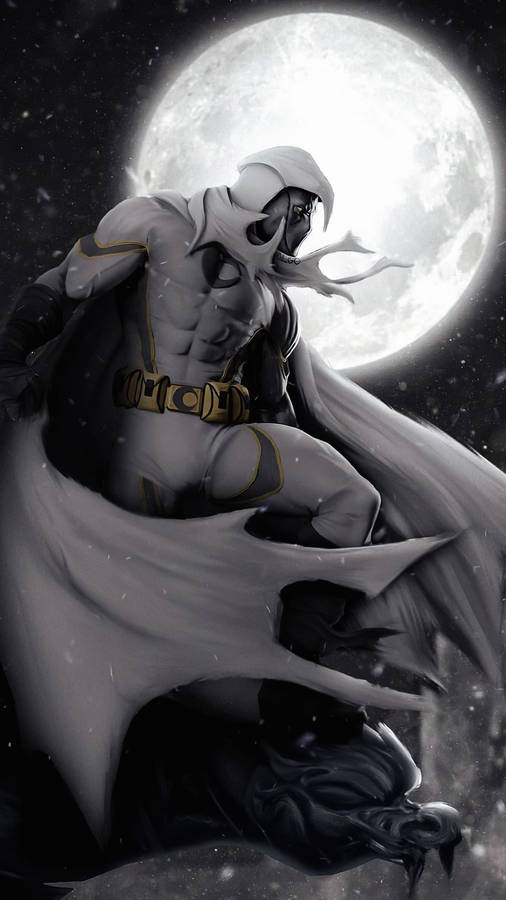 Amazing Marvel Moon Knight Phone Wallpaper