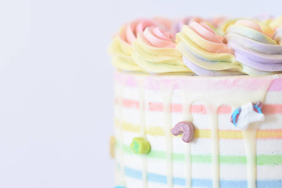 Amazing Rainbow Cake Wallpaper