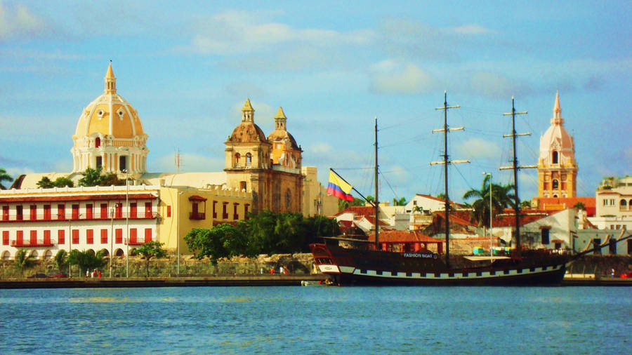 Amazing Skyline Of Cartagena Colombia Wallpaper