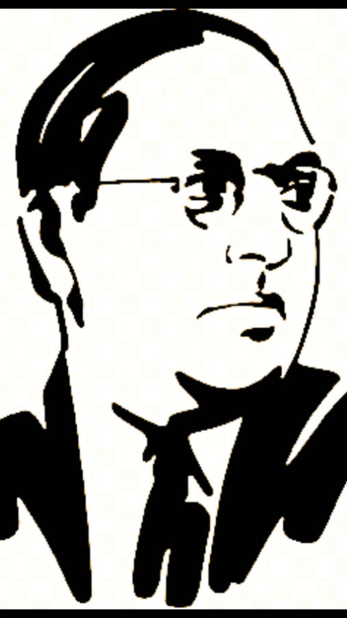 Ambedkar Black Clipart Wallpaper