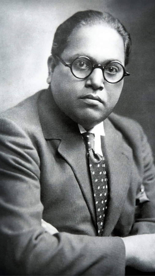 Ambedkar Gray Photograph Wallpaper