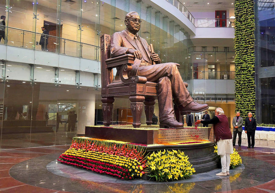 Ambedkar Statue Wallpaper