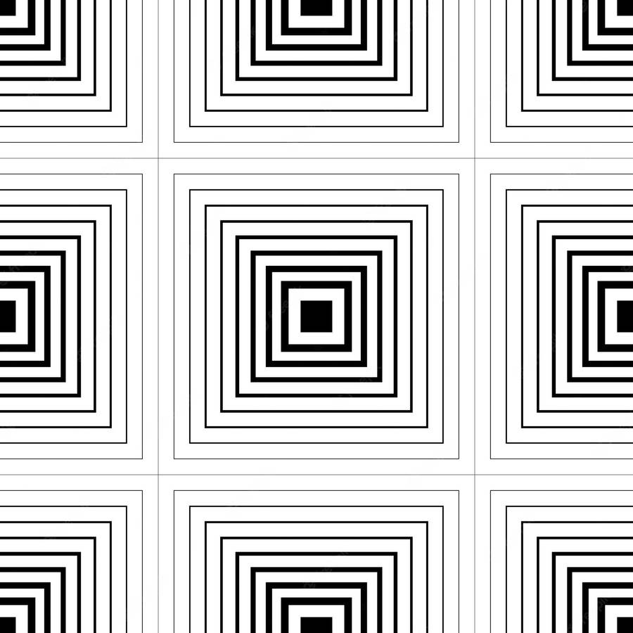 Ambiguous Squares On White Background Wallpaper