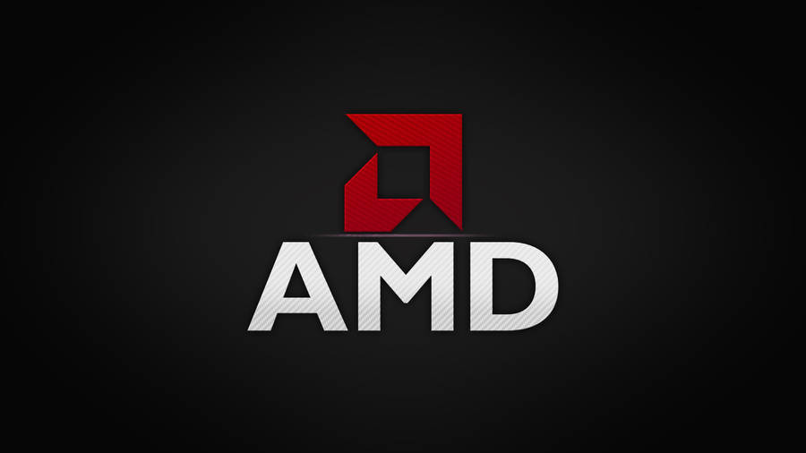 Amd Logo Metallic Texture Wallpaper