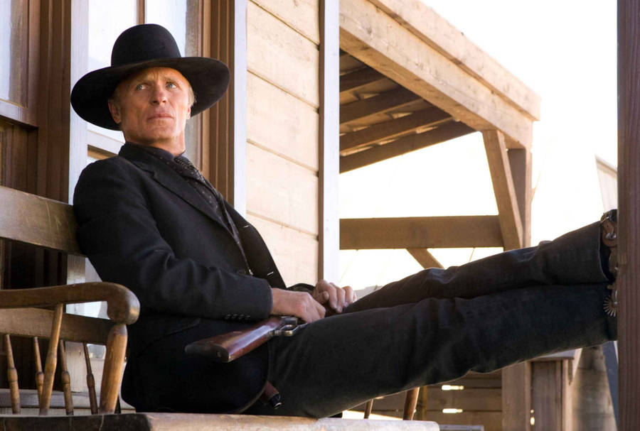 American Actor Ed Harris The Man In Black Wallpaper