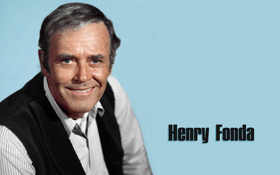 American Actor Henry Fonda Poster Design Wallpaper