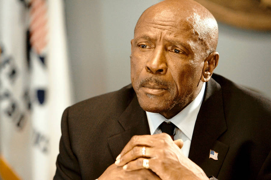 American Actor Louis Gossett Jr. In A Still From The Movie 