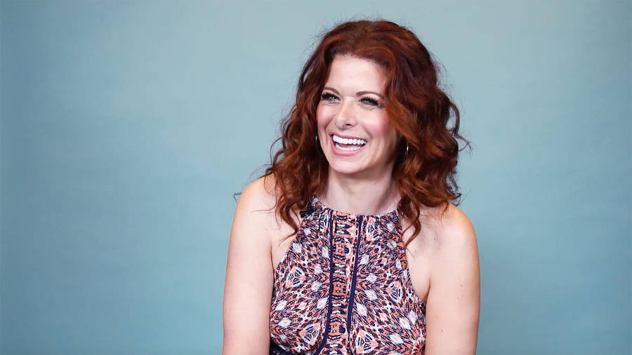 American Actress Debra Messing Today Interview Still Wallpaper