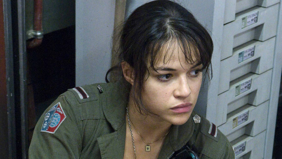 American Actress Michelle Rodriguez In Avatar Wallpaper