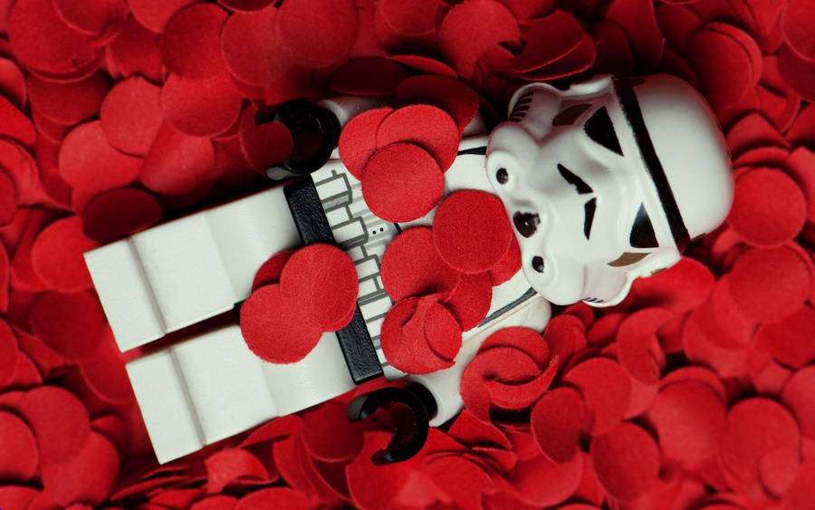 American Beauty White Lego Toy Wallpaper