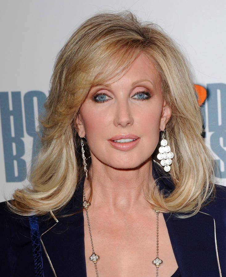 American Celebrity Morgan Fairchild At A Charity Event Wallpaper