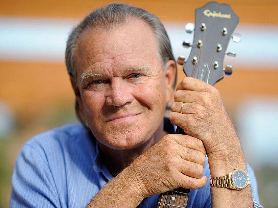 American Guitarist Glen Campbell In 2016 Wallpaper