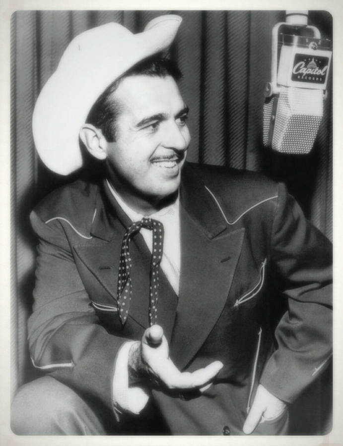 American Singer Tennessee Ernie Ford Studio Photoshoot Wallpaper