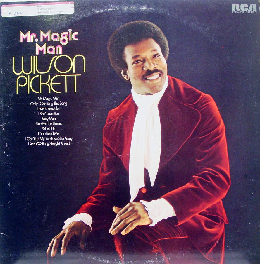 American Singer Wilson Pickett Mr. Magic Man Wallpaper