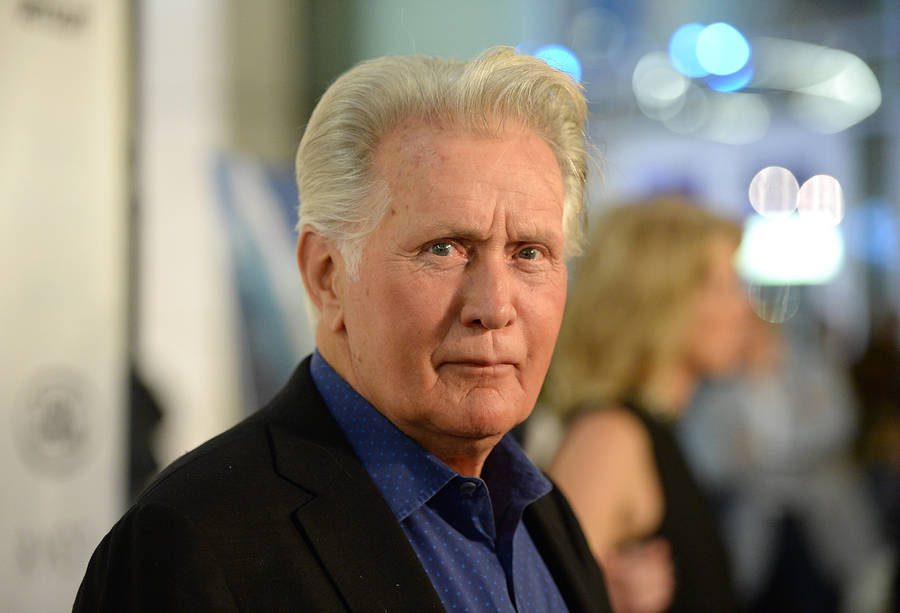 American Veteran Actor Martin Sheen Medium Shot Wallpaper