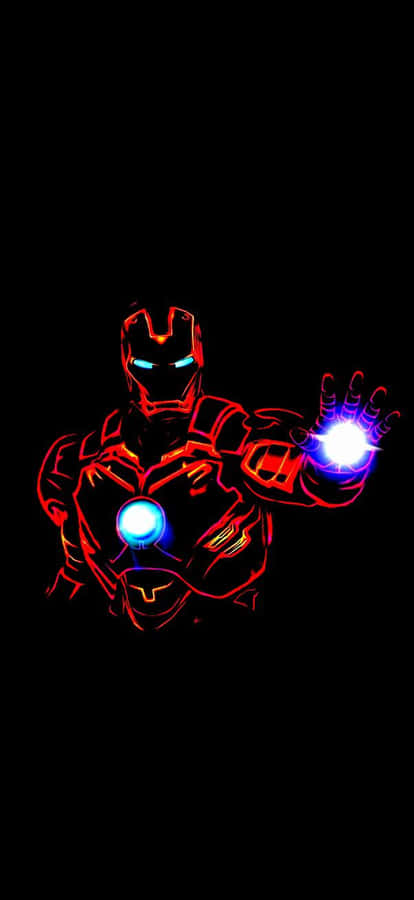 Amoled S Iron Man Wallpaper