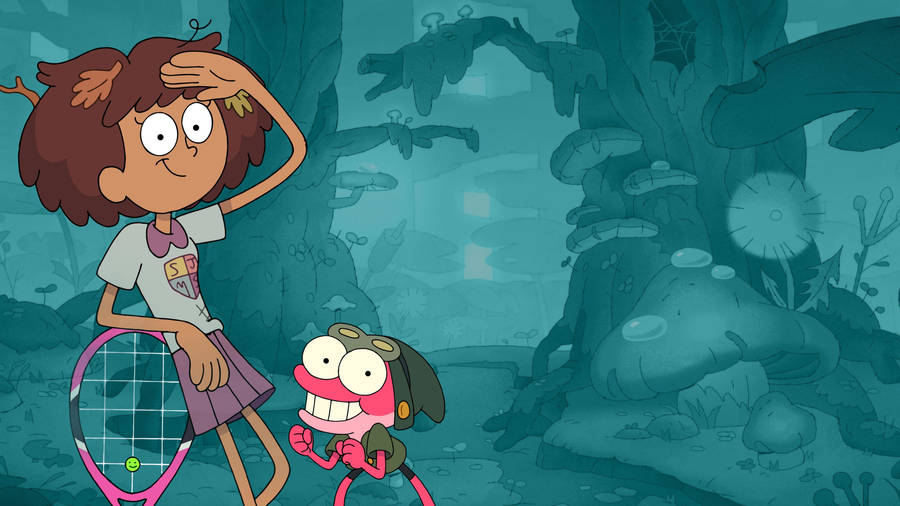 Amphibia Dark Forest Wallpaper