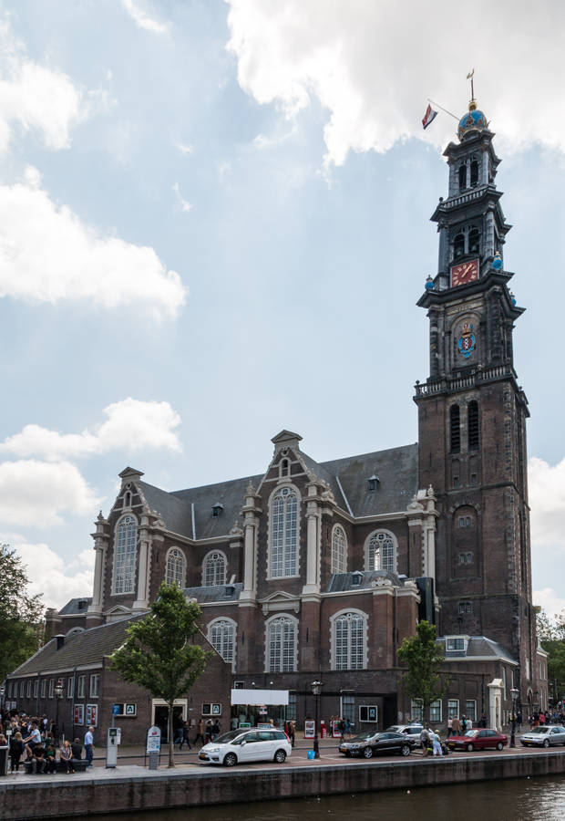 Amsterdam Westerkerk Day Photography Wallpaper