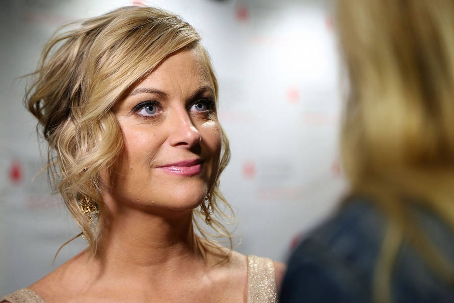 Amy Poehler Close-up Shot Wallpaper