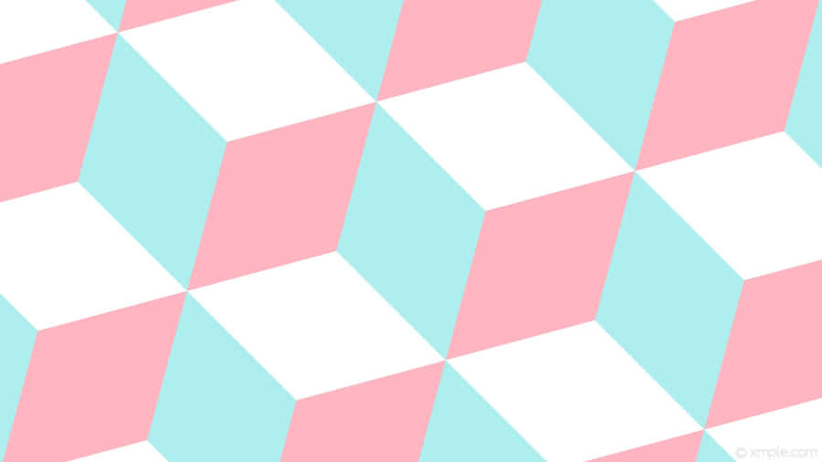 An Abstract Pastel Blue And Pink Wallpaper Wallpaper