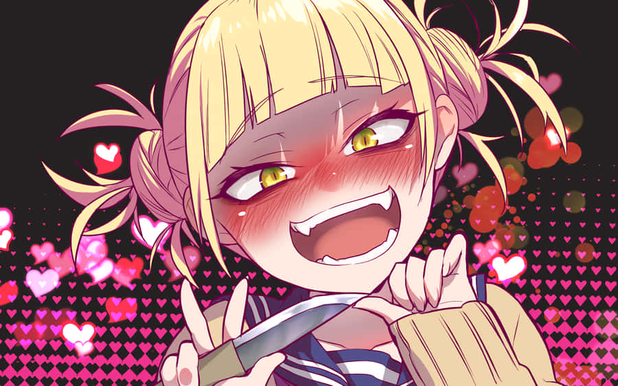 An All-star Cast Of Heroes Unites In My Hero Academia: The Movie – Toga Mha Wallpaper
