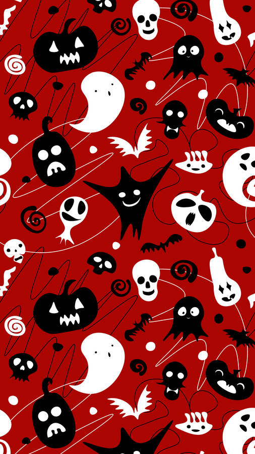 An Eerie Atmosphere At The Start Of Spooky Season Wallpaper