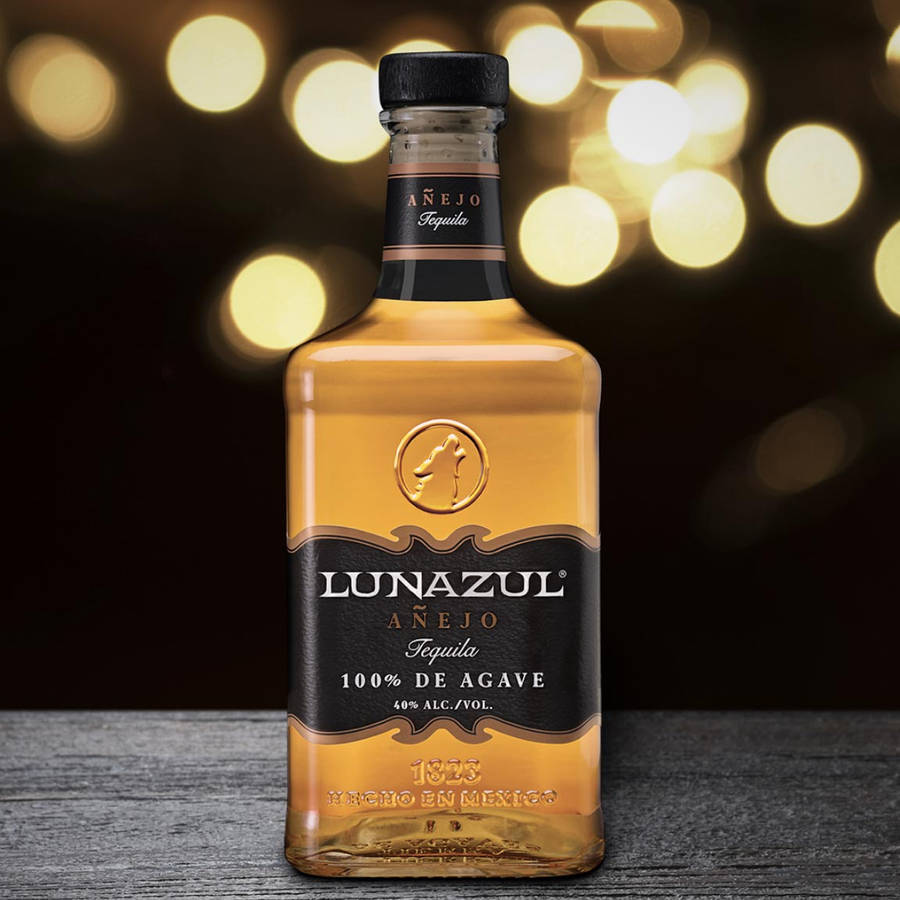 An Elegant Bottle Of Lunazul Anejo Tequila Wallpaper