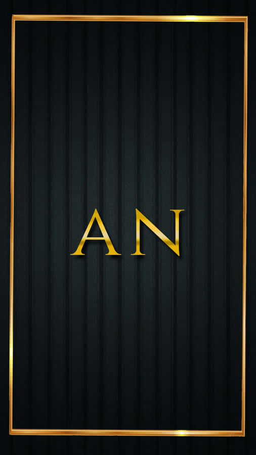 An Font With Gold Embellishment Wallpaper