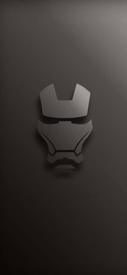 An Iconic Iron Man In Black And White Wallpaper