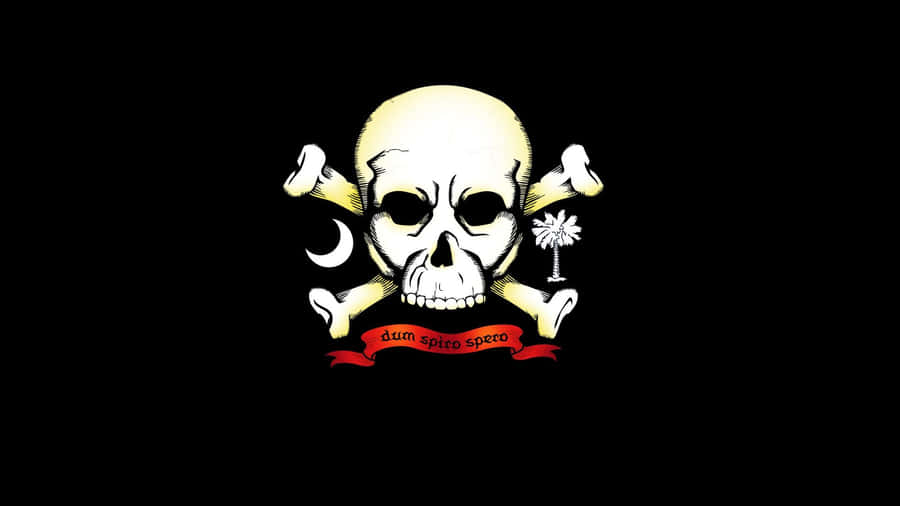 An Iconic Skull And Crossbones Symbol Wallpaper