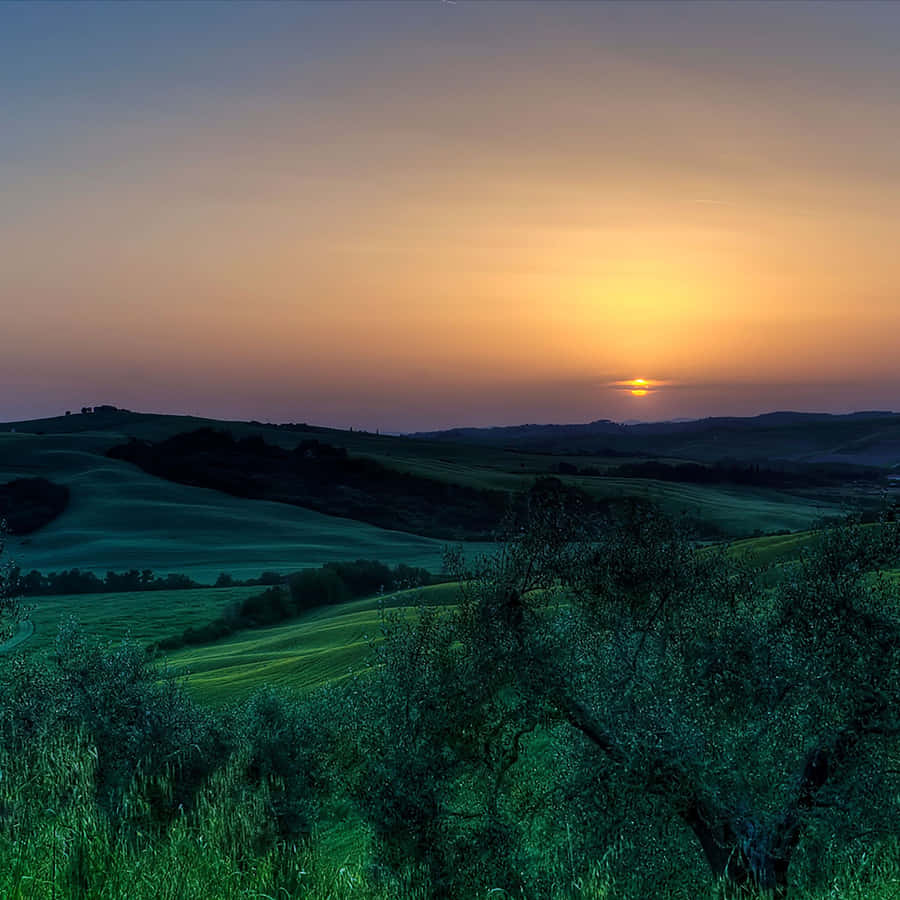An Idyllic Scene Of The Great Outdoors. Wallpaper