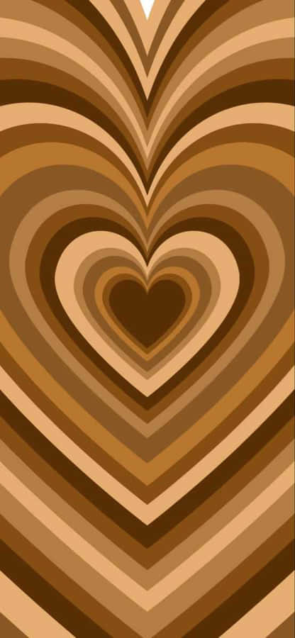 An Intricate Design Of Brown And Gold Wallpaper